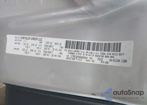 2011 Ram Dakota Bighorn/Lonestar из США, поврежденный, VIN 1D7RE3GP4BS609344